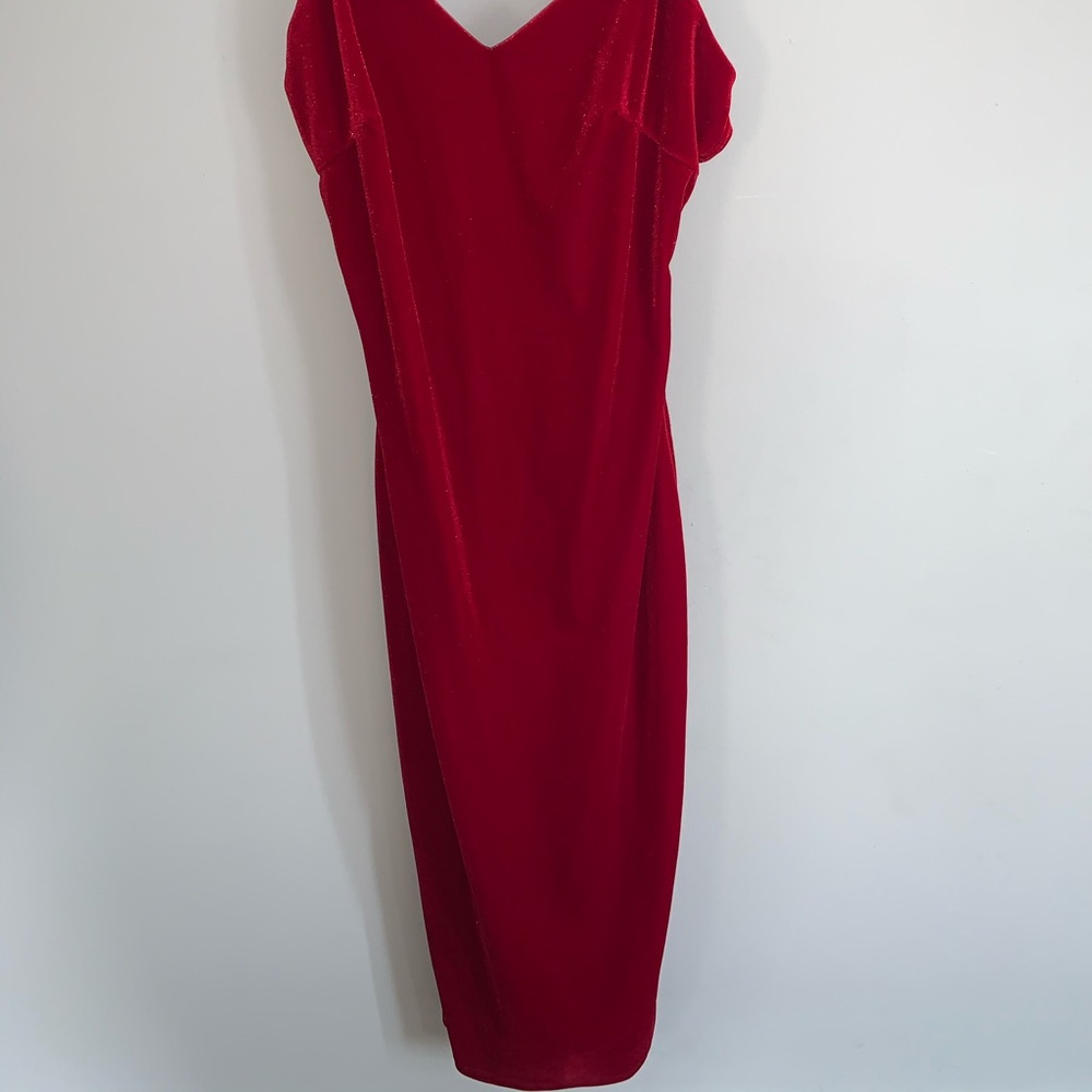 Red Velvet Dress